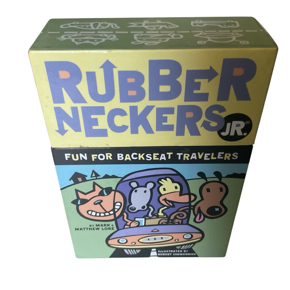 RUBBER NECKER JR. Travel Game Fun for Kids on Vacation Car Ride! Learning Tool
